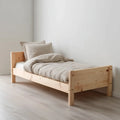 Lit enfant une place en pin massif naturel 90 x 190 cm rectangulaire